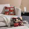 Cute Cartoon D-Daruma Doll-MT Role Pillow Case Printing Pillowcase Living Room Sofa Cushion Cover Bedroom Room Decor