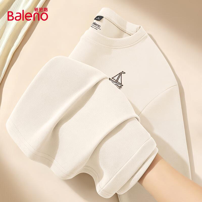 Baleno Men's Mock Neck Thermal Fleece Long Sleeve T-Shirt