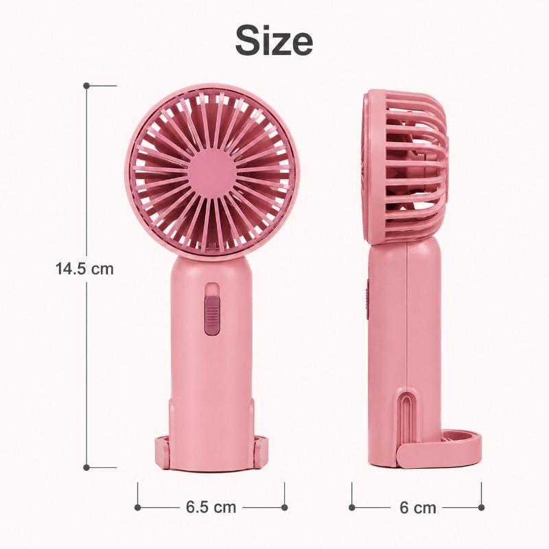 The New Mini Handheld Fan Folding Desktop Fan USB Portable Mini Portable Fan Is Suitable for Outdoor Office Dormitory Camping