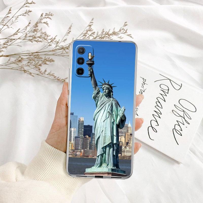 IK66 Statue of Liberty Phone Case for Motorola Moto G10 G20 G30 G31 G32 G34 G35 G41 G42 G50 G51 G52 G55 G60 G60S G62 G71 G72 G75