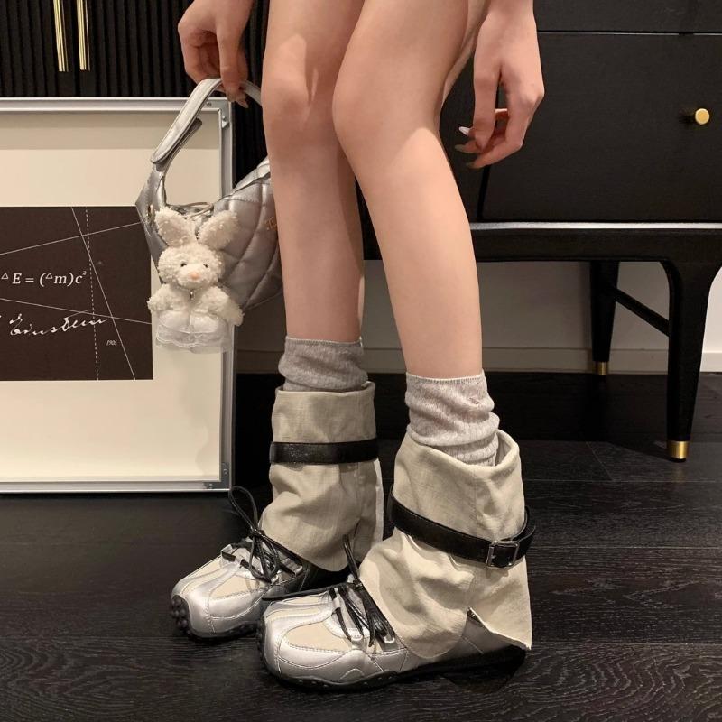 Ballettschuhe Dicksohlige Deutsche Trainingsschuhe Neue Sommer Einzelne Schuhe Coole Stiefel Kurze Stiefel