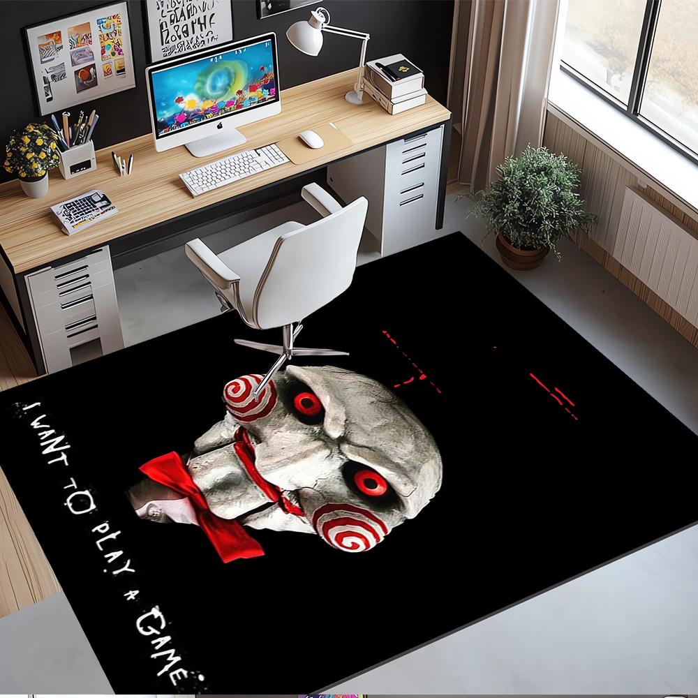 Halloween Horror Printed Carpet,Rug,for Office Chair Living Room Bedroom Kitchen Room Decor Gifts.
