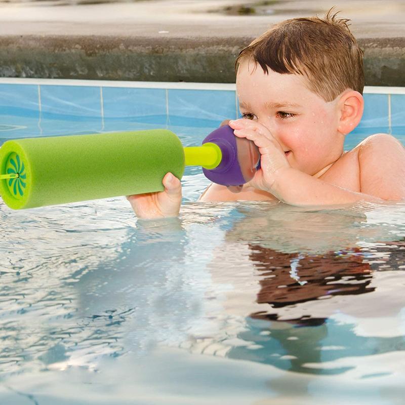 Water Spray Toy 4 Pieces  Safety Foam Noodle Type Outdoor Water Toy Suitable For Children And Adults-Pool Beach