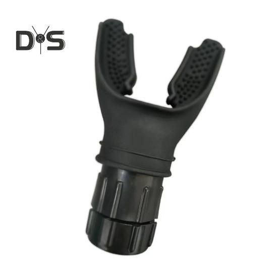 

Дихальний тренажер. Портативний тренажер для респіраторних м’язів. Пристрій для вправ ротової мускулатури з регульованим опором для бігу. Щоденне фітнес-тренування. чорний