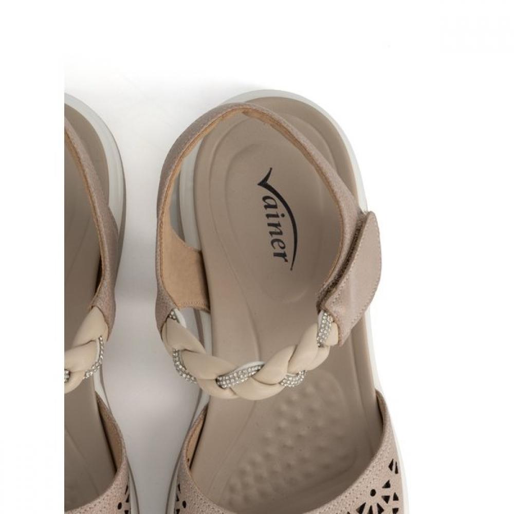 Vainer Women Comfort Sandals Beige