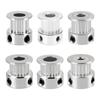 2GT 12 15 16 20 Teeth 2GT Timing Pulley Bore 3.17/4/5/6/6.35/8mm For GT2 Timing Belt Width 6mm 10mm 15mm 3D Printer C NC Parts