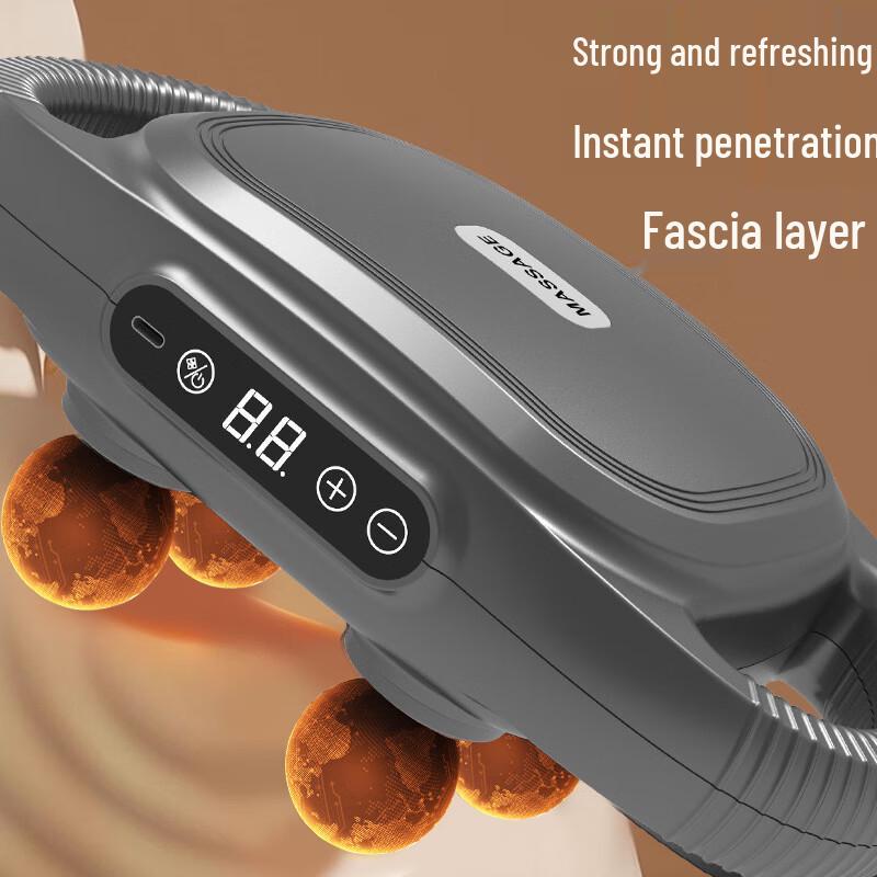 Zhuochao 4-Head High-Frequency Percussion Massage Gun CN plug (adapter included)