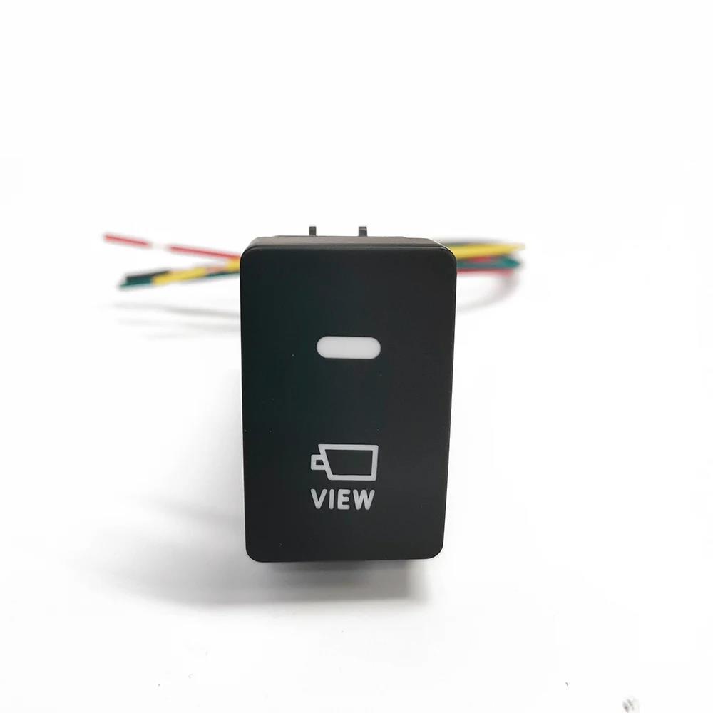 1PC Car LED DRL Front Rear Fog Lamp Radar Music Power Button Switch with Wire For Honda Civic CRV 2017 - 2021 Accessories Switches4
