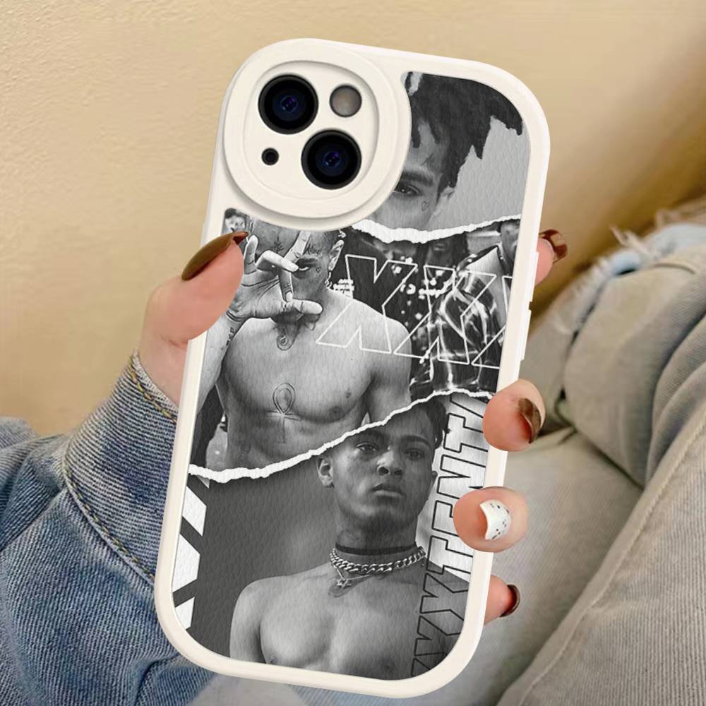 Rapper X-XXXTentacionS Phone Cover For IPhone 11 12 13 14 15 16 Pro Max Mini Plus Soft Leather Case