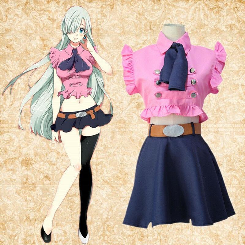 Elegant Elizabeth Liones Uniform Cosplay Costume Set With Exquisite Workmanship And Perfect Stitches