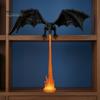 Magical Home Office Decor Fire-breathing Dragon Figurine, Durable PLA Flying Book Stopper, Bookshelf 3D Print Fantasy Ornament for Library Unique