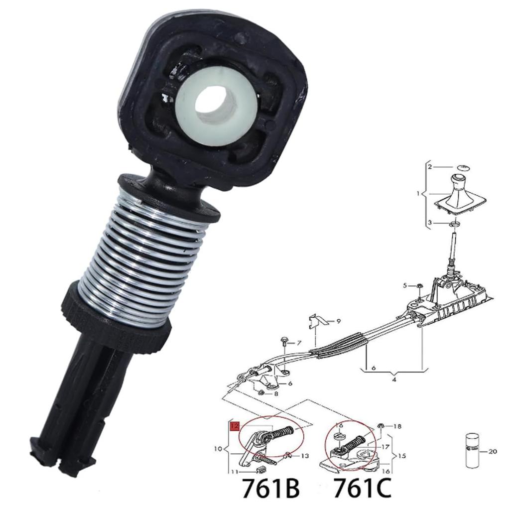 Universal Shifting Cable Coupler For Smooth Gear Shifting High Compatibility Simplified Setups Professional 1J0711761B 1