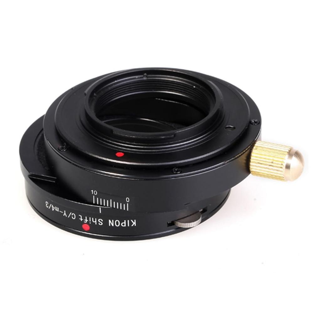 KIPON mount lens to Micro Four Thirds mount adapter with shift mechanism SHIFT Contax/Yashica C/Y-m4/3