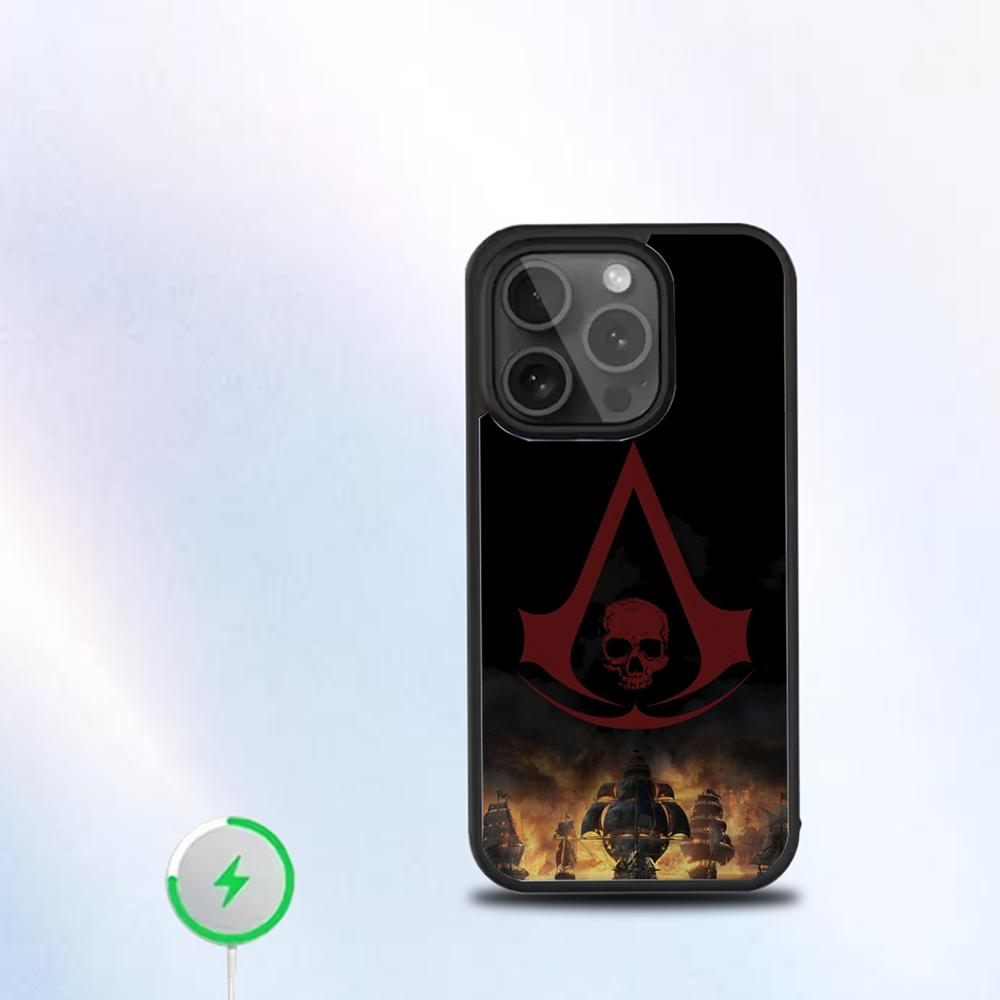 

Чехол для телефона с игрой Assassin s Creed Для IPhone 16 15 14 13 12 11 Pro Mini Max Мягкая магнитная крышка iPhone12