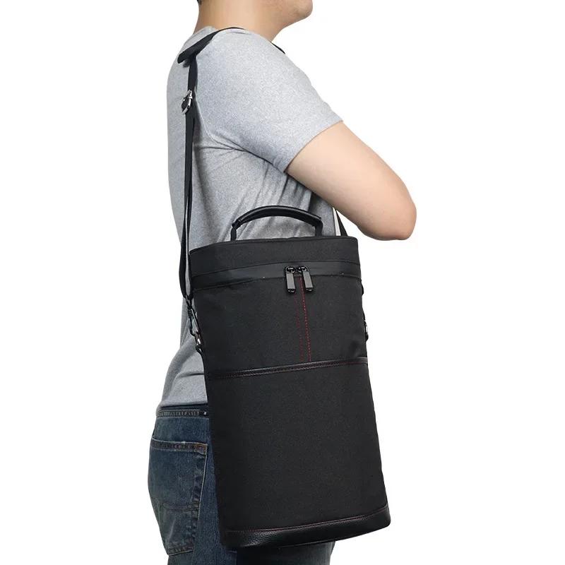 Cooler Wine Bottle Insulated Bag for Wine Thermal Adjustable Shoulder Strap for Outdoor Picnic Travel Carrier Wine Glass Tote