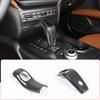 For Maserati Levante Ghibli Quattroporte 2019-2026 Real Carbon Fiber Car Shift Hood Decorative Sticker Car Accessories