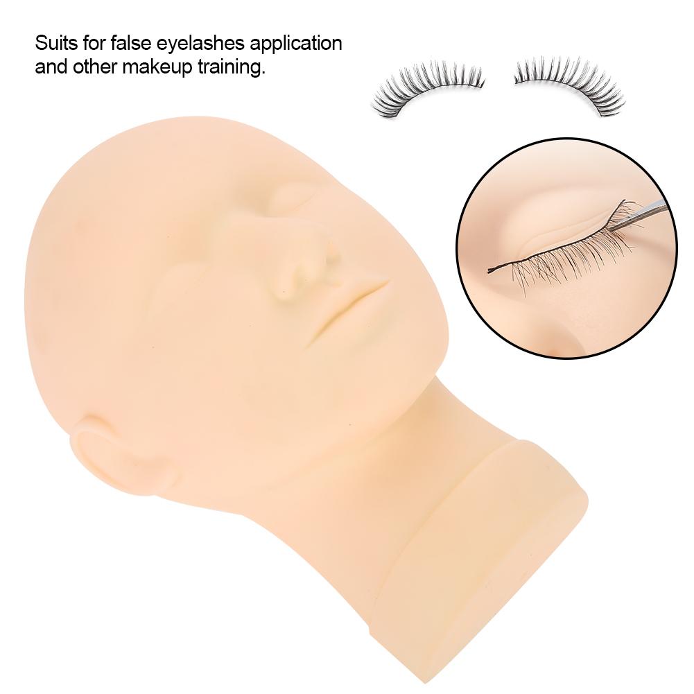 Professioneller Make-up Übungskopf Silikon Kosmetologie Training