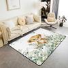 Erosebridal Nursery Jungle Animal Kids Area Rug 4'11" x 3'3" | Safari Elephant Giraffe Carpet for Boys Girls Cartoon Koala Lion Indoor Floor