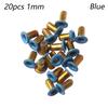 20Pcs 1mm/2.5mm Colorful Metal Eyelet Buttons Ultra-small Shoes Clothes Belt Buckle DIY Dolls Buckles Doll Bags Sewing Accessori