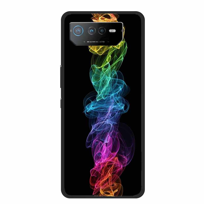 Für Asus ROG Phone 6 Pro Hülle Phone6 Pro Coque Schwarzes TPU Silikon Weiche Rückabdeckung Hülle Für Asus ROG Phone 6D Ultimate Handyhülle
