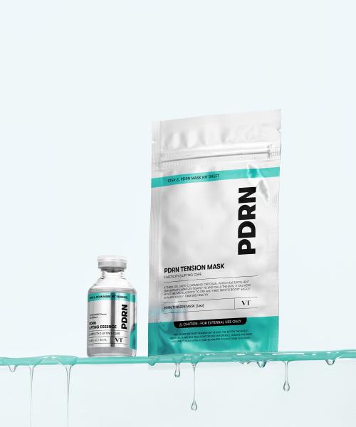 VT Cosmetics PDRN Mask Kit (2-Step Essence/Sheet) 2 Applications NONE