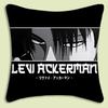 Levi Ackerman Attack On Titan Pillow Covers Cartoon Sofa Decorative Home Double-Sided Printing Short Plush Cute Cushion Cover