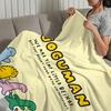 Funny cute Art Cartoon Dinosaur Home Flannel Warm Comfort Soft Plush Blanket For Sofa Living Room J-joguman Bedroom Travel Gift