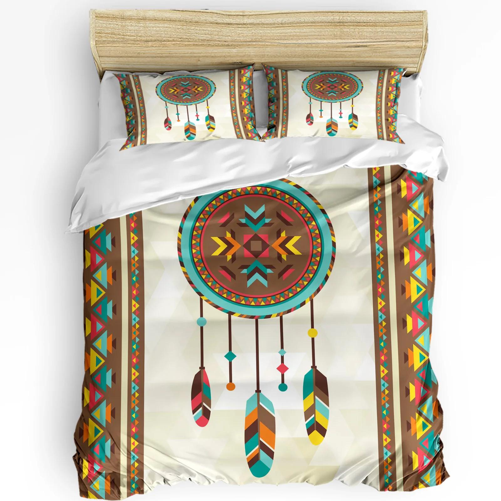 

Soft Elegant Double Quilt Indian Flowers Bed For Home Textile Pillowcases Bedroom No Comforter (quilt)-EU Single(135*200cm)3pcs
