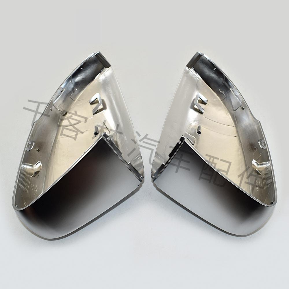 Compatible with Volkswagen POLO 6R 6C Electroplated Matte Silver Rearview Mirror Housing