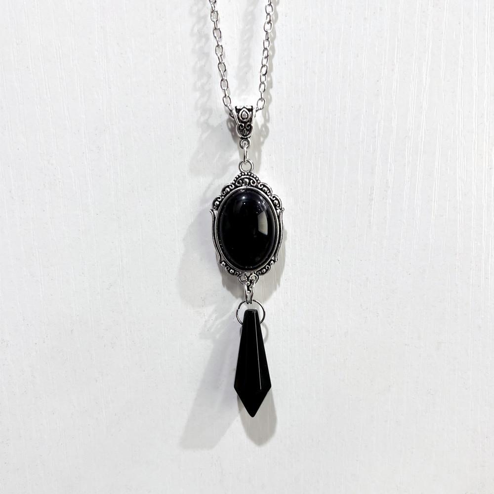 Gothic Vampire Bat Necklace With Crystal Pendant For Women Summer Fashion