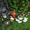 Dwarves Resin Model Simulated Duck Tabletop Figurine Micro Landscape Ornament