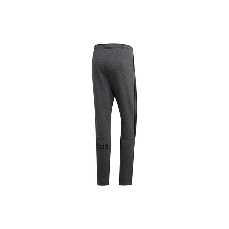 Adidas Knitted Sweatpants Men's Gray Moderate Straight Fit Pants EI9006