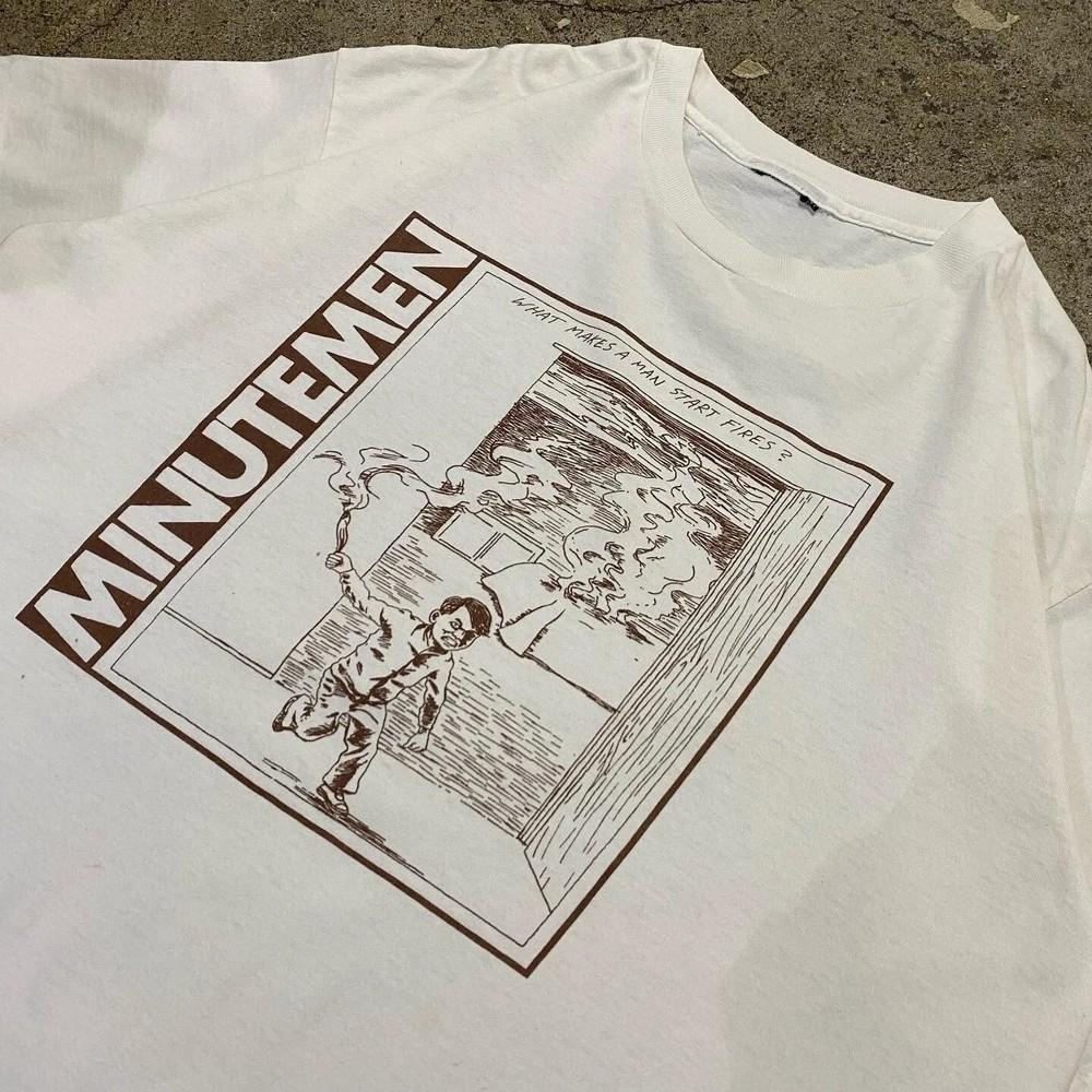 New Minutemen Band Cotton Shirt Unisex Concert S to 5XL Unisex T-Shirt