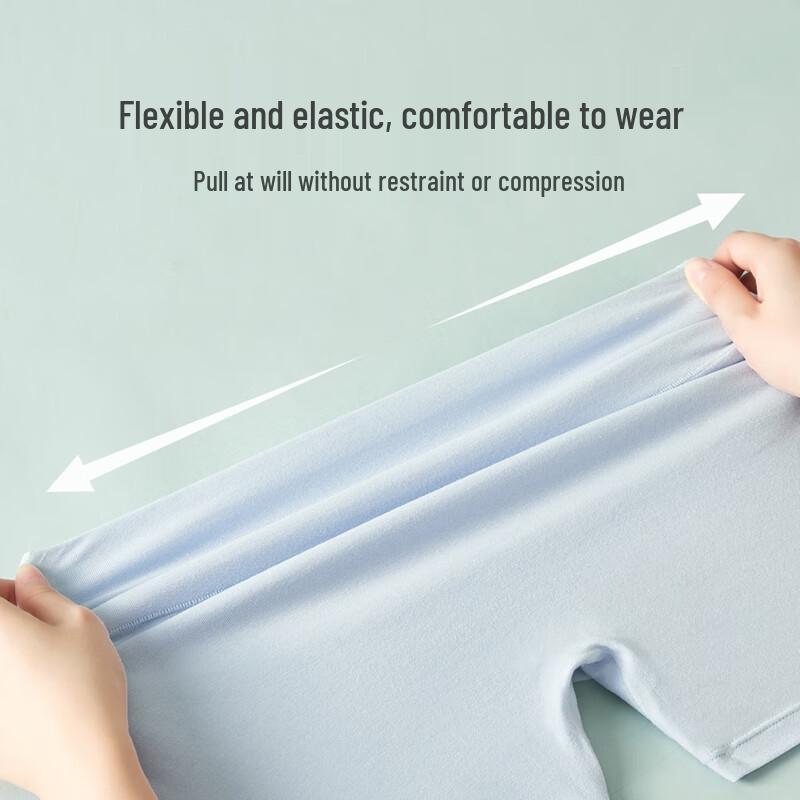 Yiershuang Women's High-Waist Tummy Control Safety Boxer Briefs (3-Pack)