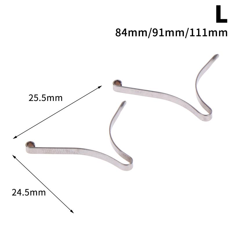 1/2Pcs Scissors Accessories Clip Spring For 58Mm 91Mm Knife 301 Stainless Steel Spring