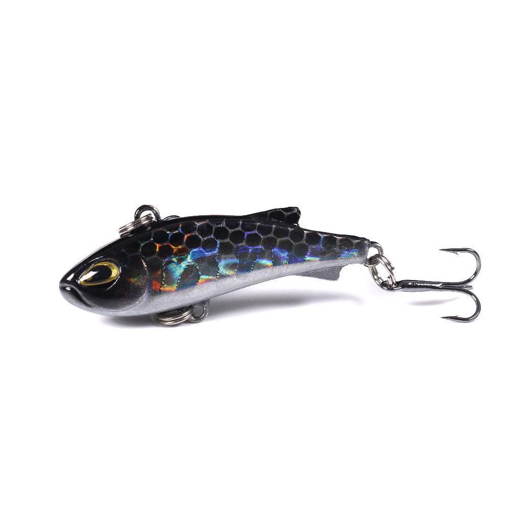 

New Submersible Flutter SwimVIBLure Fishing Bait 4GMicro Object Upturned Mouth Horse Mouth Bass Fishing Lure 4CM-4G-12