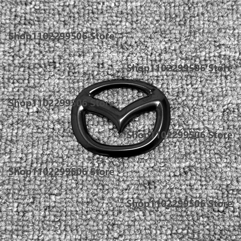 Front Grille Emblem Trunk Badge Hood Rear Logos for Mazda MX5 ND NC Miata High Gloss Black Auto Emblems Front GrillBoot BadgeSet MX5 NC