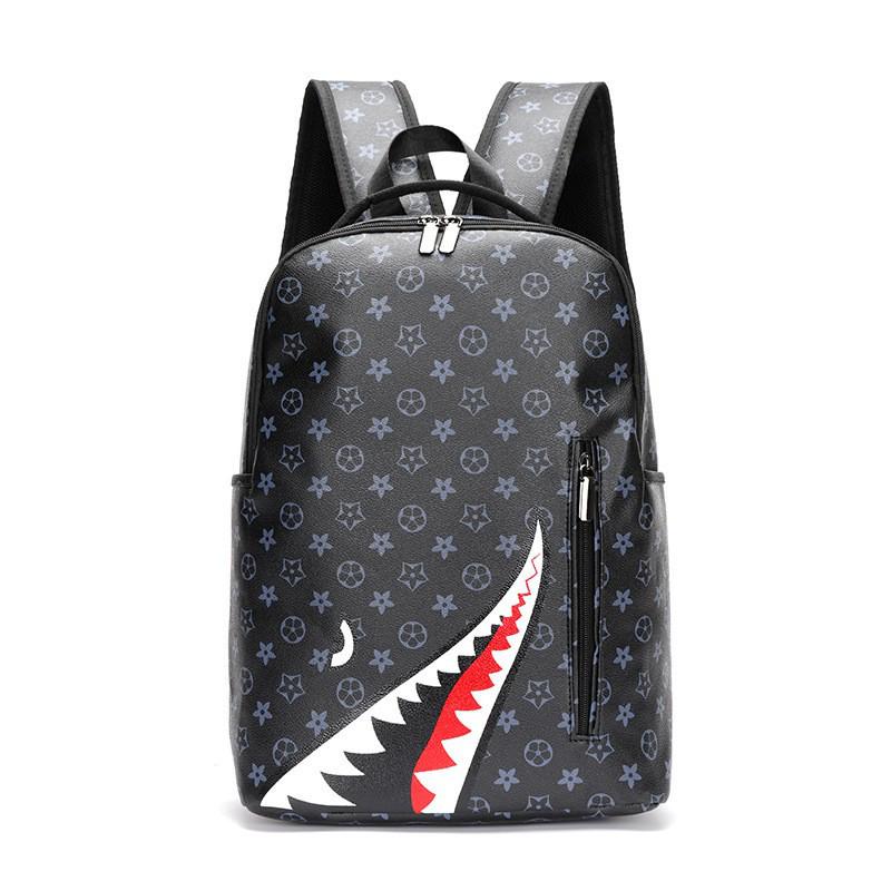 Herren Casual Hai Rucksack: Schulranzen mit großer Kapazität, hochwertig für Reisen