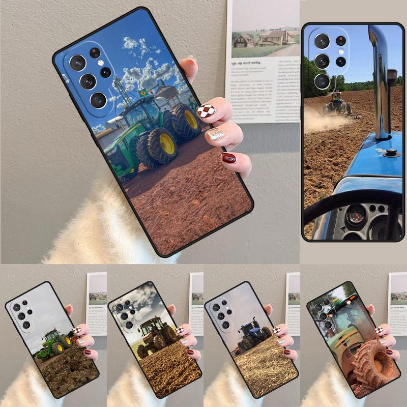 Farm Vehicle Tractor Soft Phone Case for Samsung Galaxy Note 10 Pro S26 Ultra S23 S24 FE S25 S21 S22 PLUS Shockproof Cove