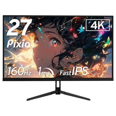 Herní monitor Pixio PX27U Wave Black, 27 palců, 160 Hz, 4K Fast, IPS, černý reproduktor, 2letá záruka, 30denní záruka vrácení, PX27UWAVE Vestavěný