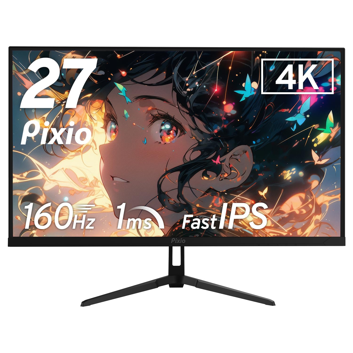 Pixio PX27U Wave Black Gaming Monitor 27 polegadas 160Hz 4K Fast IPS Preto Alto-falante Garantia de 2 anos Garantia de devolução de 30 dias PX27UWAVE integrado