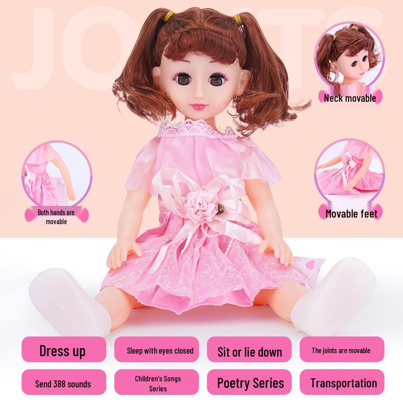 Set Passeggino per Bambole e Giocattoli Transfrontaliero per Bambine - Regalo di Compleanno Perfetto
