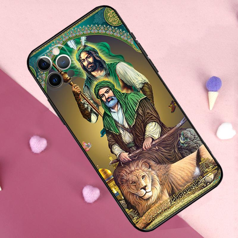 Imam Hussain Shia Ali Phone Case For iPhone 17 Pro Max 11 14 15 16 Pro Max Plus 12 13 Mini 16e 17 Air Back Cover