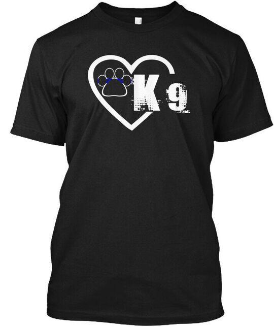 Полицейская служебная собака K9 - Футболка K 9 Сделано в США Размеры от S до 5XL Унисекс футболка M