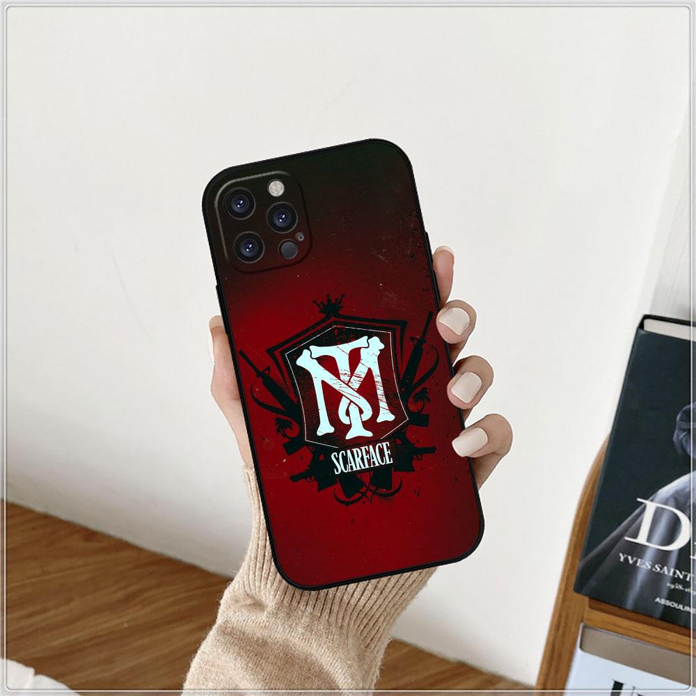 Film Scarface 1983 Phone Case For Apple iPhone 15 14 16 13 12 11 Pro Max Mini 8 7 XS XR SE Soft Silicone Shockproof Back Cover