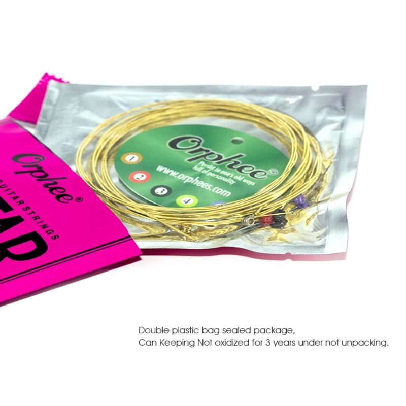 Orphee TX620 (010-047in/0.25-1.20mm) Extra Light Folk Acoustic Guitar String