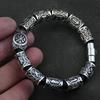 Norse Runic Runes Beads Charm Vikings Magnetic Bracelet for Women Men Viking Jewelry Accessories