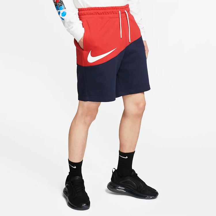 Nike Sportswear Swoosh Short Men Bottoms Blue Red BV5310-657