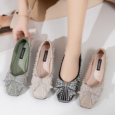 Fashion 2024 New Anti-slip Comfortable Ballet Flats Shoes Women Casual Designer Slip On Shallow Lightweight Loafers Zapatos De Mujer