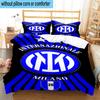 3 pezzi F.C. Set Biancheria da Letto Stampato Internazionale Milano Chiusura Copripiumino Include 1 Copripiumino & 2 Federe Set Biancheria da Letto Decorazioni per la Casa Regali